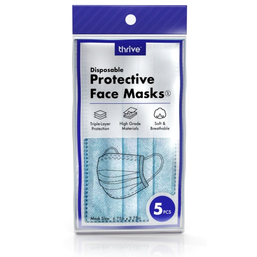 B-Brand BBP3V P3 Valved Half Mask (White) - Box Of 5 Masks, 5-Year Shelf Life
